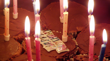 Chocolate Cake Birthday Wallpaper